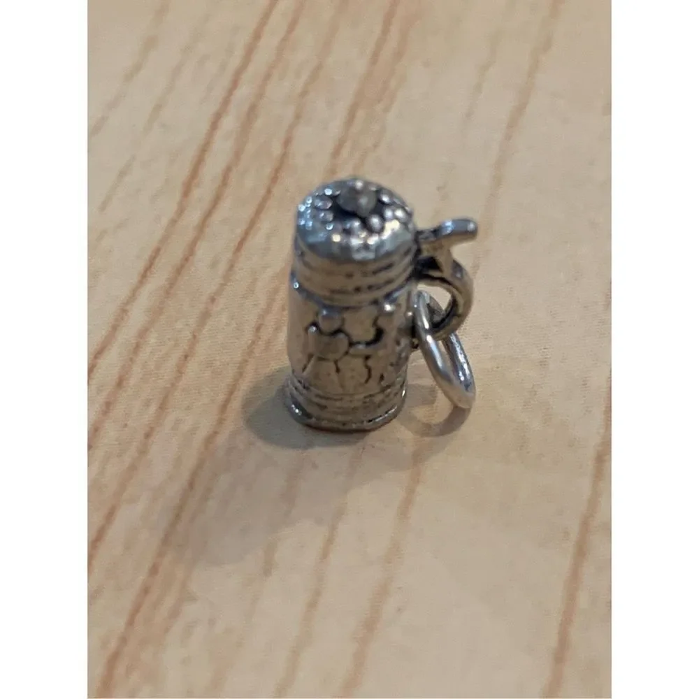 .925 Beer Stein Sterling Silver Jewelry Charm